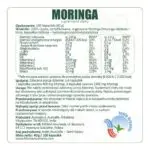 Etykieta produktu Moringa Aurospirul 100 kapsułek