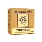 Triphala Aurospirul 100 g – opakowanie produktu w proszku
