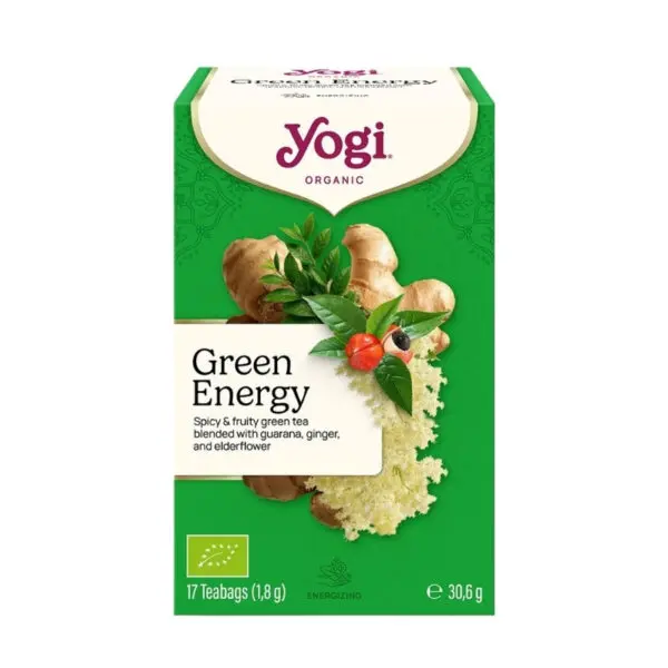 YOGI Green Energy Bio | Zielona energia | Herbata | 17szt. | 30,6g
