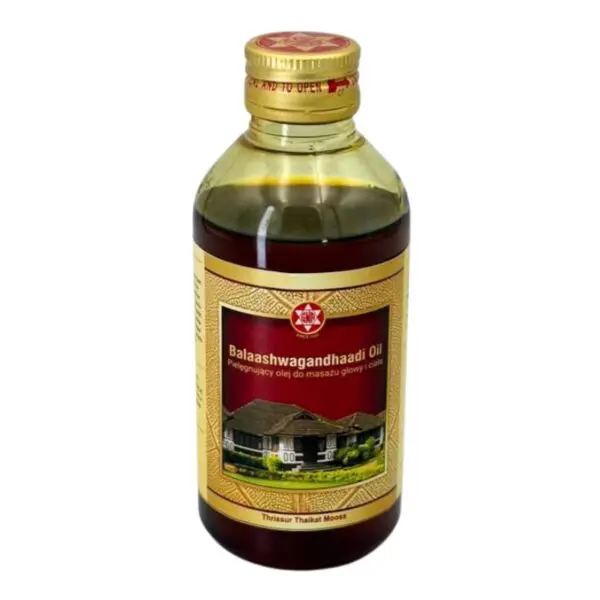 SNA Balaashwagandhaadi Oil 100 ml tradycyjny olej ajurwedyjski do masażu