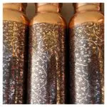 outlet butelka miedziana na wode Flower grawer kwiatowy czarny 950 ml moma ayurveda