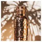 butelka miedziana na wode mlotkowana 600ml moma ayurveda