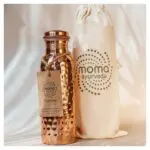 butelka miedziana na wode mlotkowana 600ml moma ayurveda