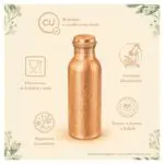 infografika butelka miedziana na wode grawer antyczny 600ml moma ayurveda