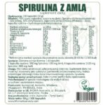 Spirulina z Amlą 100 kapsułek etykieta 6.2025