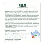 Etykieta produktu Neem Aurospirul 100 kapsułek