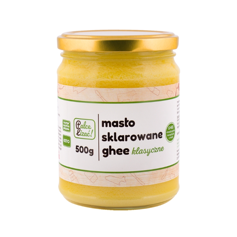 Masło sklarowane Ghee naturalne 500g Palce Lizac