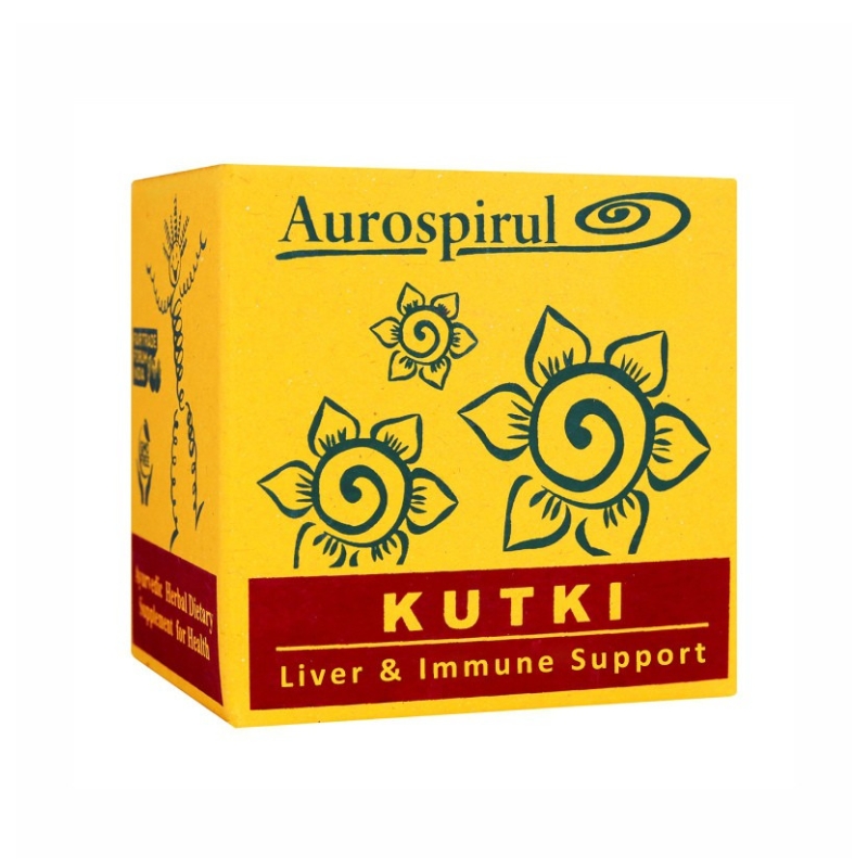 Kutki Aurospirul 100 kapsułek – opakowanie produktu
