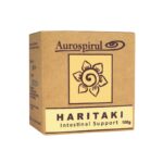 Haritaki Aurospirul 100 g – opakowanie produktu w proszku