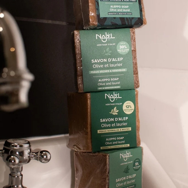 Mydło z Aleppo 12 oleju laurowego 88 oliwy z oliwek 200g Najel