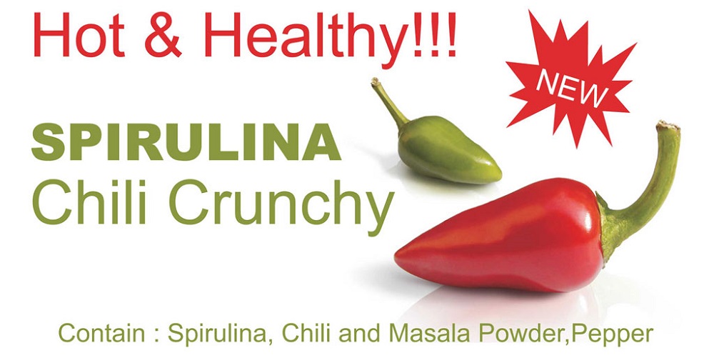 spirulina chili crunchy Aurospirul