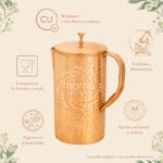 Dzbanek miedziany młotkowany 2000 ml 5905771174606