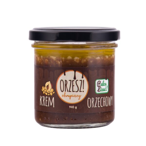 Krem orzechowy ORZESZ! chrupiący | 140g | Palce Lizać