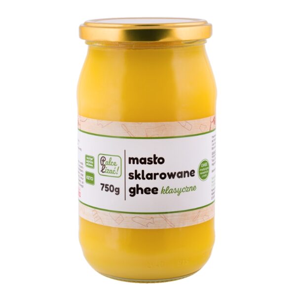 Masło sklarowane Ghee naturalne | 750g | Palce Lizać