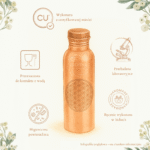 Infografika miedź - butelka