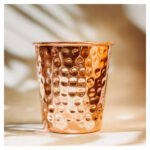 Kubek miedziany na wodę młotkowany SO1 250 ml